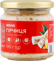 Гірчиця з хроном Пікант Novus с/б 190г