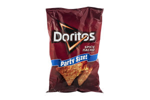 Doritos Tortilla Chips Party Size! Spicy Nacho
