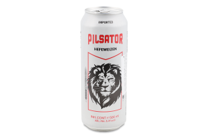 Пиво 0.5л 5.4% світле Hefeweizen Pilsator з/б
