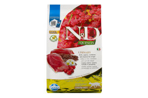 Корм д/котів N&D Urinary з качкою кіноа журавлиною та ромашкою сухий 300г Farmina