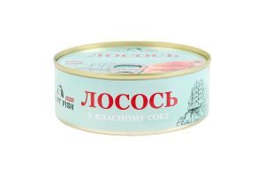 Лосось у власному соку Craft Fish з/б 240г