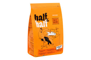 Корм сухий повнораціонний для стерилізованих котів Beef recipe Premium Half&Half м/у 300г