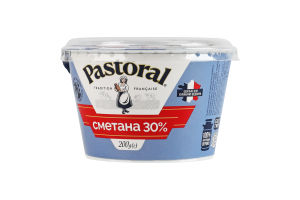 Сметана 30% Pastoral ст 200г