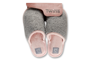 Тапочки комнатные домашние женские Twins №6120 38-39 серый