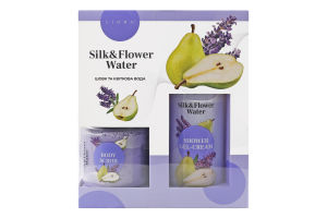 Набір Silk&Flower water Крем-гель д/душу 250мл+Скраб д/тіла 150мл Liora