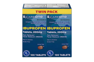 CareOne Ibuprofen Pain Reliever/Fever Reducer - 200 CT