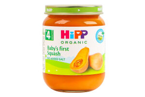Пюре овощное для детей от 4мес стерилизованное Первая детская тыква Organic Hipp с/б 125г