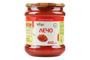 Конс Лечо Українська Зірка 440 г скл. /СКО