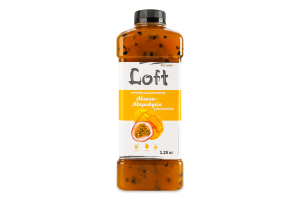 Наполнитель пастеризованный Манго-маракуйя с косточкой Loft п/бут 1.25кг