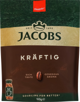 Кава розчинна сублімована Kraftig Jacobs д/п 100г