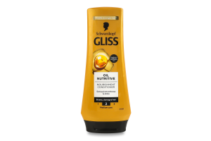 Бальзам для сухих и поврежденных волос с Омега 9 + масло Марули Oil Nutritive Gliss 200мл