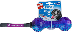 Игрушка для собак 18см №75332 Гантель с пищалкой которая выключается Push to mute GiGwi 1шт