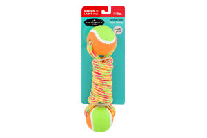 Champion Breed Tennis Ball Rope Bone Medium To Large Dogs