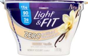 Dannon Light & Fit Greek Nonfat Yogurt Vanilla