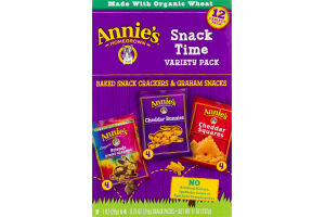Annie's Homegrown Snack Time Variety Pack - 12 CT