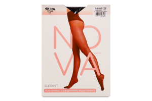 Колготки жіночі Nova Elegant 40 чорний р.3