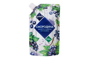 Смородина протертая с сахаром Премія д/п 250г