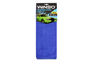 Ганчірка синя мікрофібра 30*30см Winso