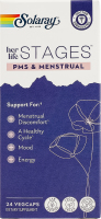 Добавка диетическая капсулы PMS and the menstrual cycle Stages of her life Solaray 24шт