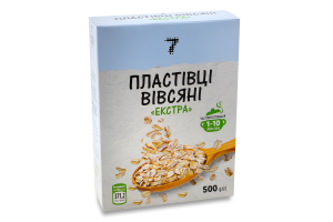 Пластівці 7 500 г Вівсяні карт.