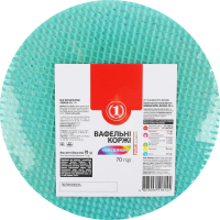 Коржи вафельные Радуга ТМ "1" м/у 70г