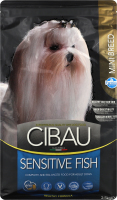 Корм сухий повнораціонний для дорослих собак Fish Mini Sensitive Cibau Farmina м/у 2.5кг