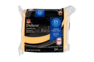 Ahold Deluxe Cheese Singles American - 24 CT