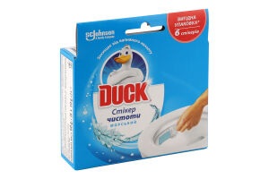 Средство для очистки унитаза Морской Стикер чистоты Duck 6х10г