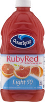 Ocean Spray Ruby Red Light 50 Grapefruit Juice