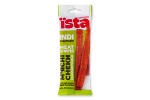 Снеки м'ясні з індичкою Indi Meat stripes Їsta с/к м/у 60г