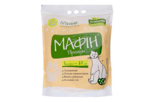 Наповнювач д/котячого туалету Преміум бентонітовий дрібний 4кг Мафін