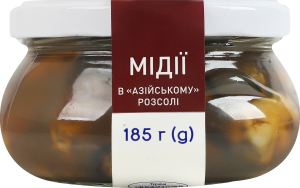 Мидии в Азиатском рассоле Norven с/б 185г