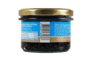 Икра имитированная зернистая черная осетровая пастеризованная 100% Ікорно с/б 200г