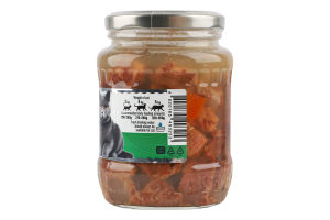 Корм д/котів шматочки філе телятини в желе 360г твіст/б Басттет"о