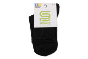 Шкарпетки Premier socks Економ сер рез чорн р18-20
