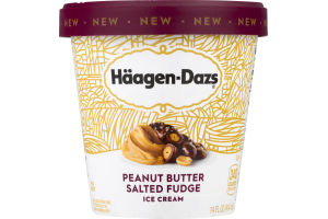Haagen-Dazs Ice Cream Peanut Butter Salted Fudge