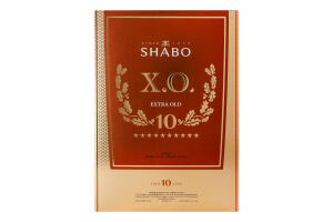 Бренди 0.5л 40% виноградный X.O. 10 Shabo бут