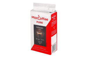 Кофе натуральный жареный молотый Espresso Forte Pure MacCoffee в/у 250г