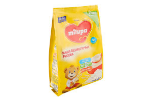 Каша безмолочна для дітей від 4міс суха рисова Milupa м/у 170г