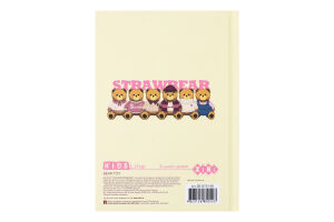 Блокнот ZiBi Kids Line Bear Toy А6 64 арк. кліт. Бежевий