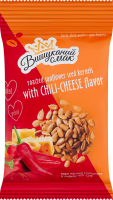 Ядро семян подсолнечника жареное со вкусом чили-сыр Вишуканий смак м/у 80г