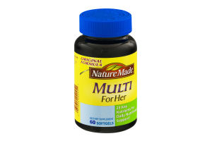 Nature Made Multi For Her Dietary Softgels Original Formula - 60 CT