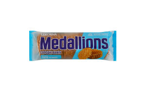 Вафли сладкие со вкусом масла и ванили Medallions Lekorna м/у 100г