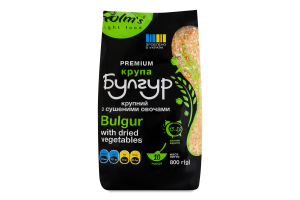 Крупа булгур крупний з сушеними овочами №3 Premium Holm's м/у 800г