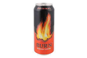 Напиток энергетический безалкогольный сильногазированный Original Burn ж/б 500мл