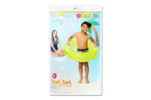 Круг надувной для детей от 8лет №59258 d76см Wet set collection Intex 1шт