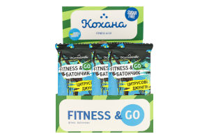 Батончик Цитрусові Джунглі Fitness&Go Кохана м/у 40г