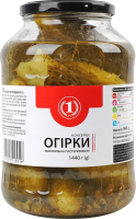 Огурцы маринованные ТМ "1" с/б 1.44кг