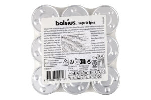 Свічки чайні Bolsius Цукор і прянощі