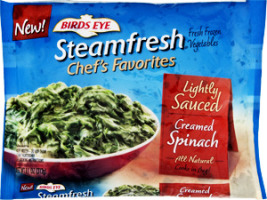 Birds Eye Steamfresh Chef's Favorites Lightly Sauced Creamed Spinach